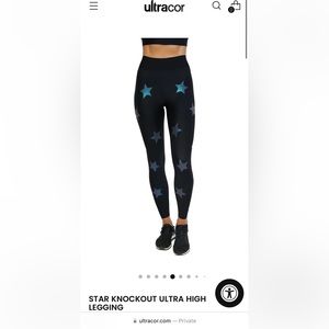 ULTRACOR STAR KNOCKOUT ULTRA HIGH LEGGINGS. Worn once in amazing condition.